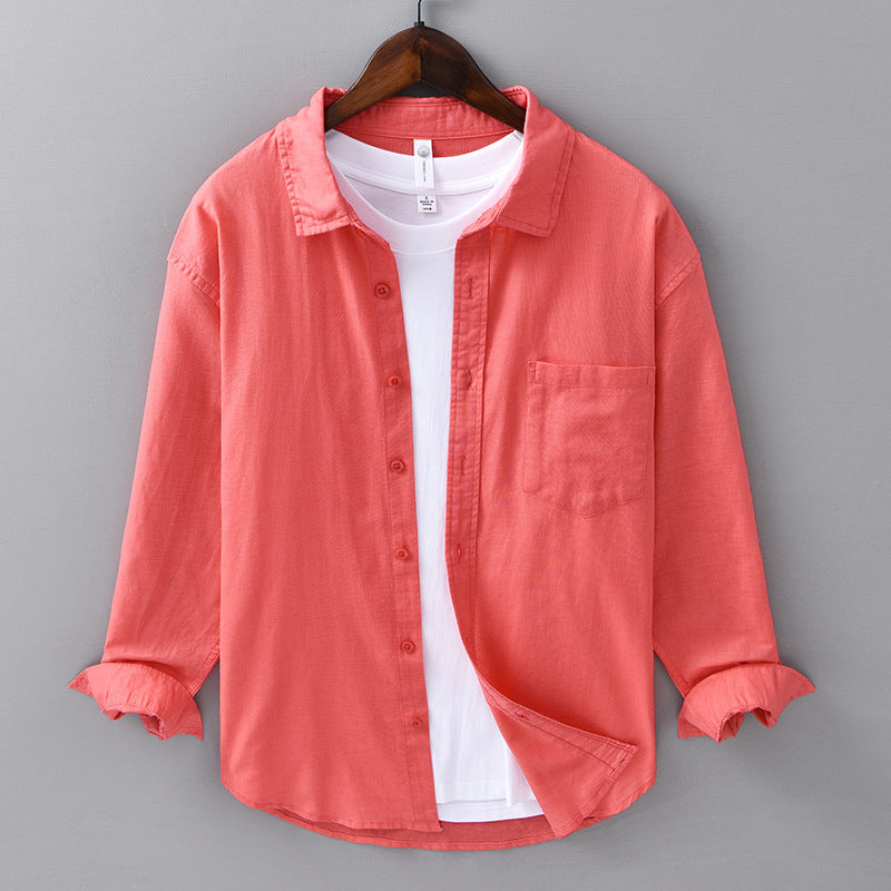 Casual Cotton Linen Shirt