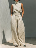 Stand-up Collar Pullover
