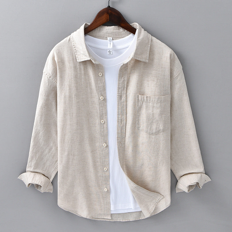 Casual Cotton Linen Shirt
