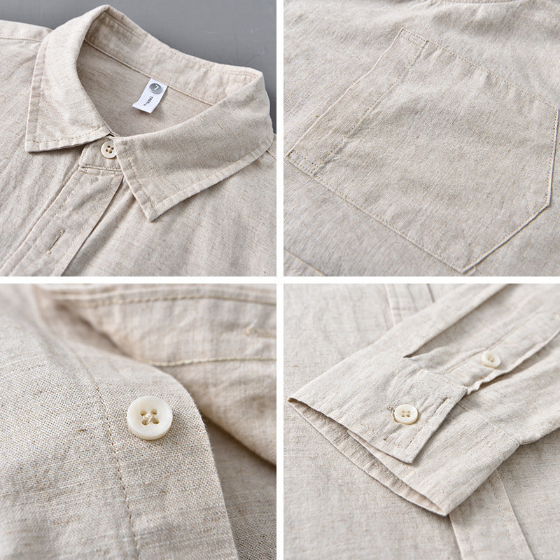 Casual Cotton Linen Shirt
