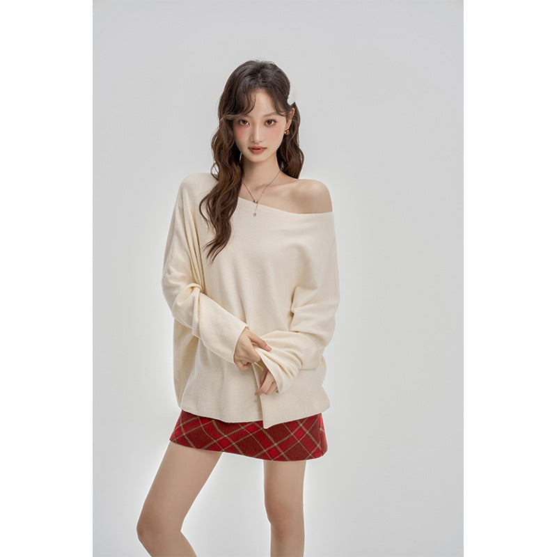 Oblique Shoulder Shirt