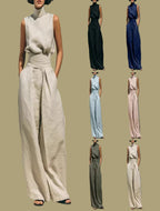Stand-up Collar Pullover