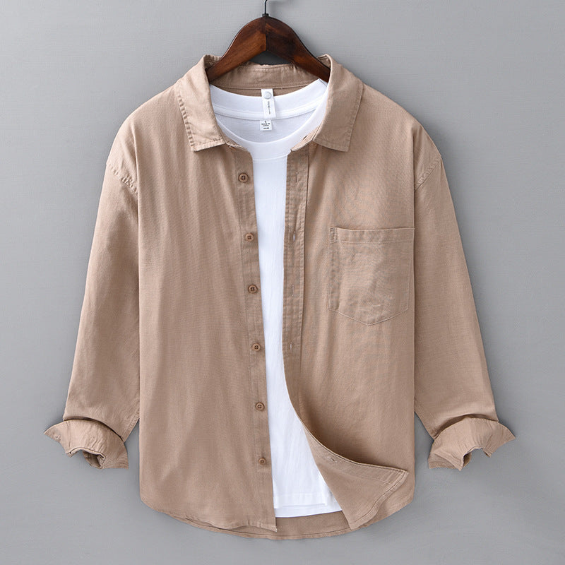 Casual Cotton Linen Shirt