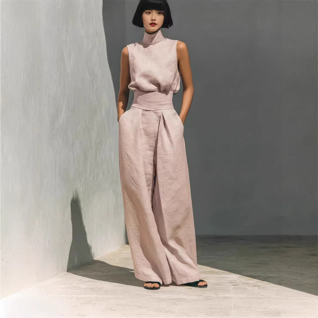 Stand-up Collar Pullover