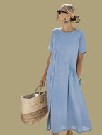 Linen Pocket Dress