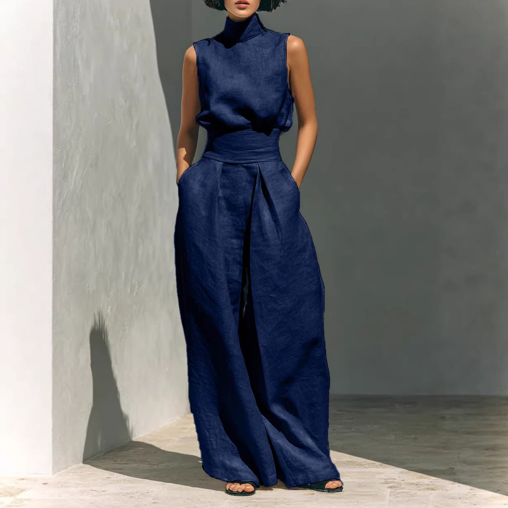 Stand-up Collar Pullover