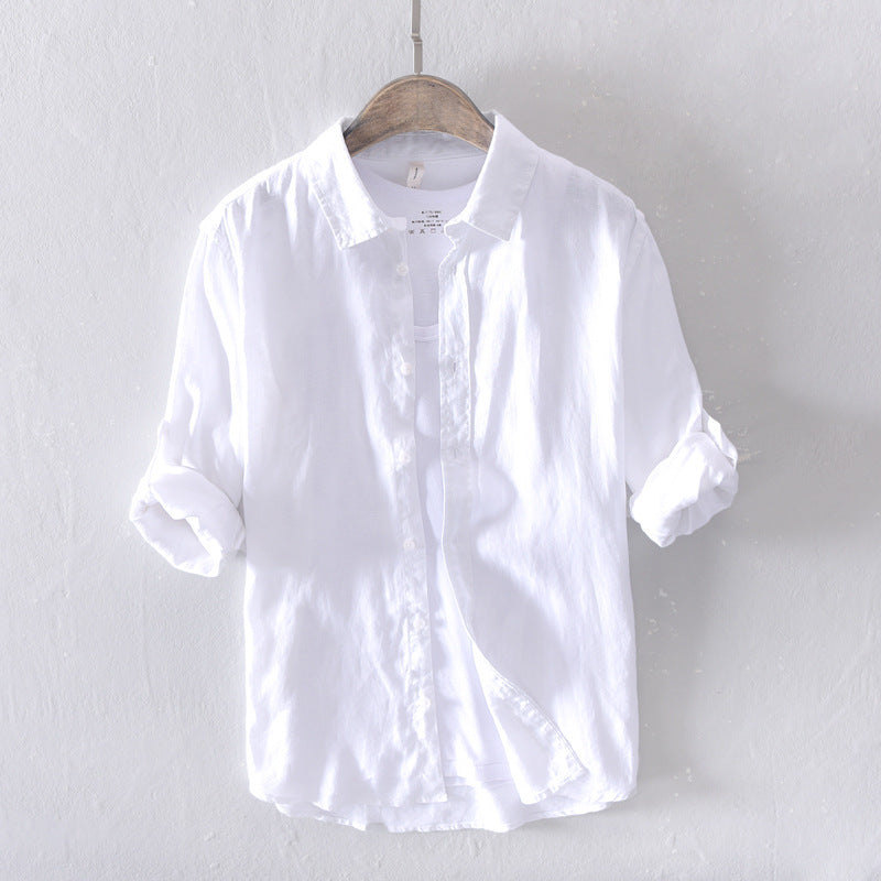 All‑Match Linen Long Shirt
