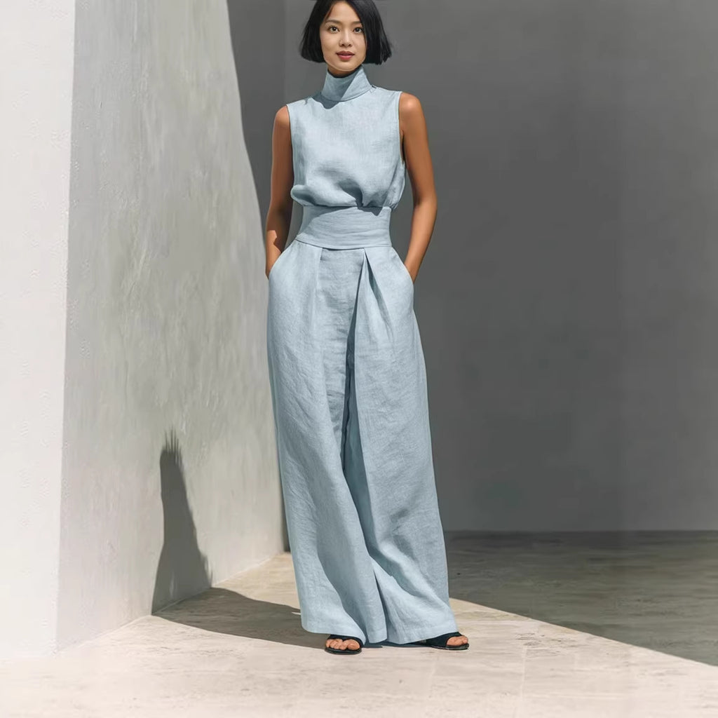 Stand-up Collar Pullover