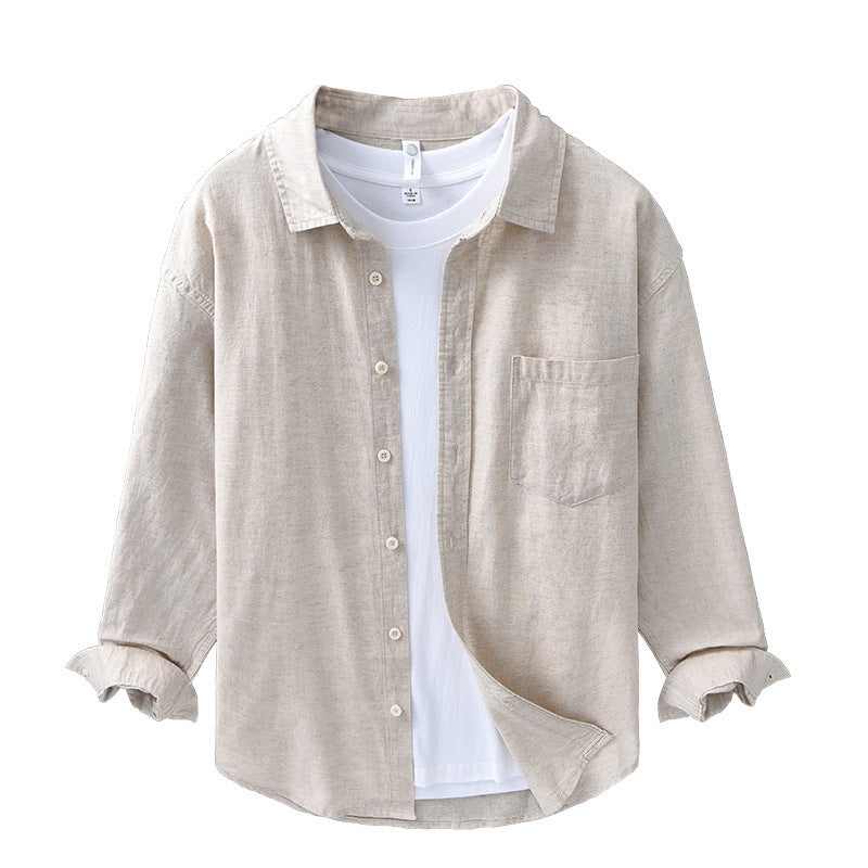 Casual Cotton Linen Shirt