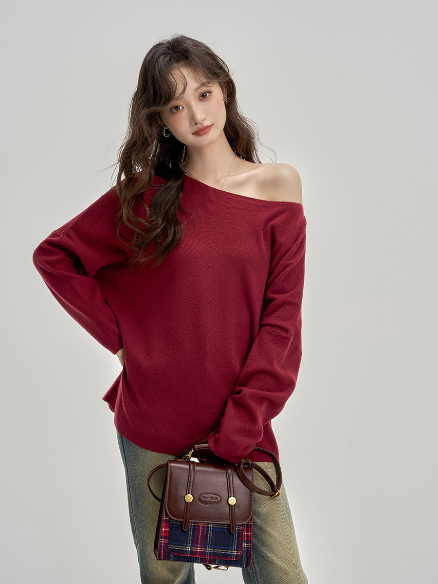 Oblique Shoulder Shirt