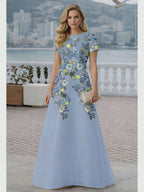 Organza Flowers Dress